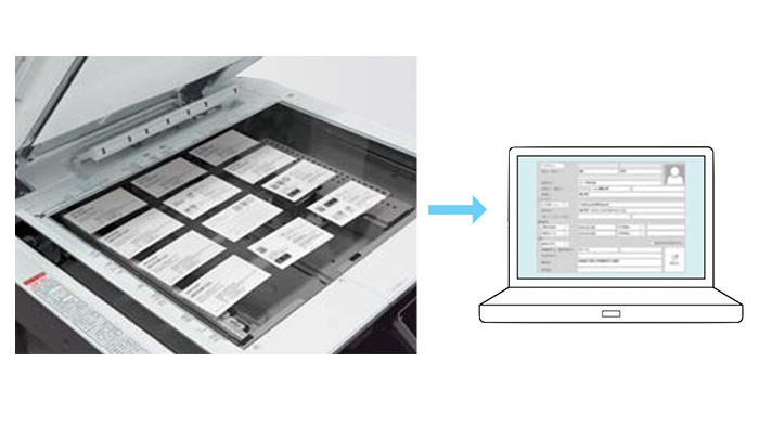 MX-3661名刺スキャン