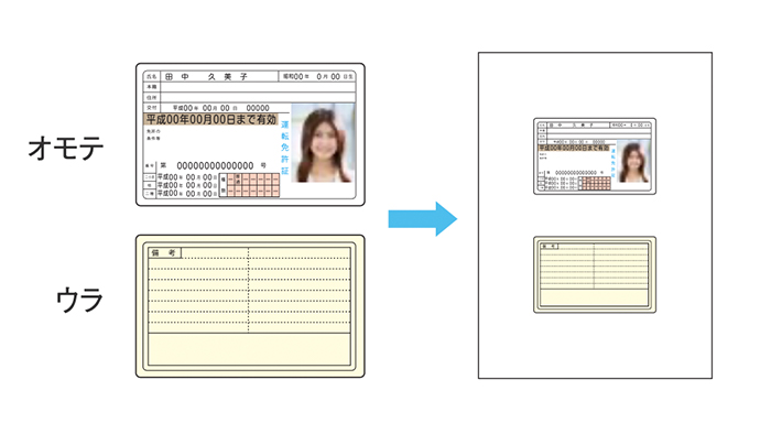 MX-C302W身分証スキャン